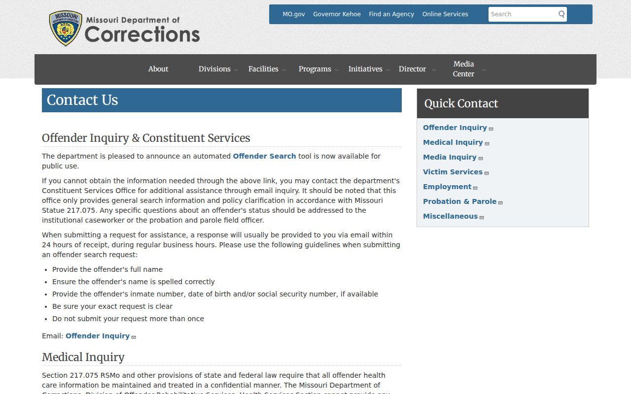 Newton County criminal history and Missouri DOC offender record search