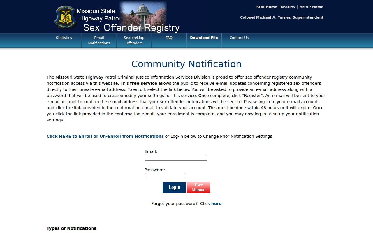 Newton County sex offender registry address and profile alert enrollment